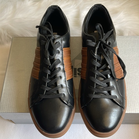 Unlisted Kenneth Cole Men’s Stand Mix Black/ Cognac Sneaker Size 8.5M. - Picture 2 of 7